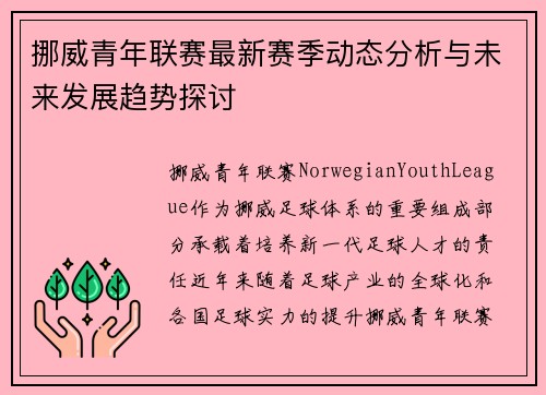 挪威青年联赛最新赛季动态分析与未来发展趋势探讨 挪威青年联赛最新赛季动态分析与未来发展趋势探讨